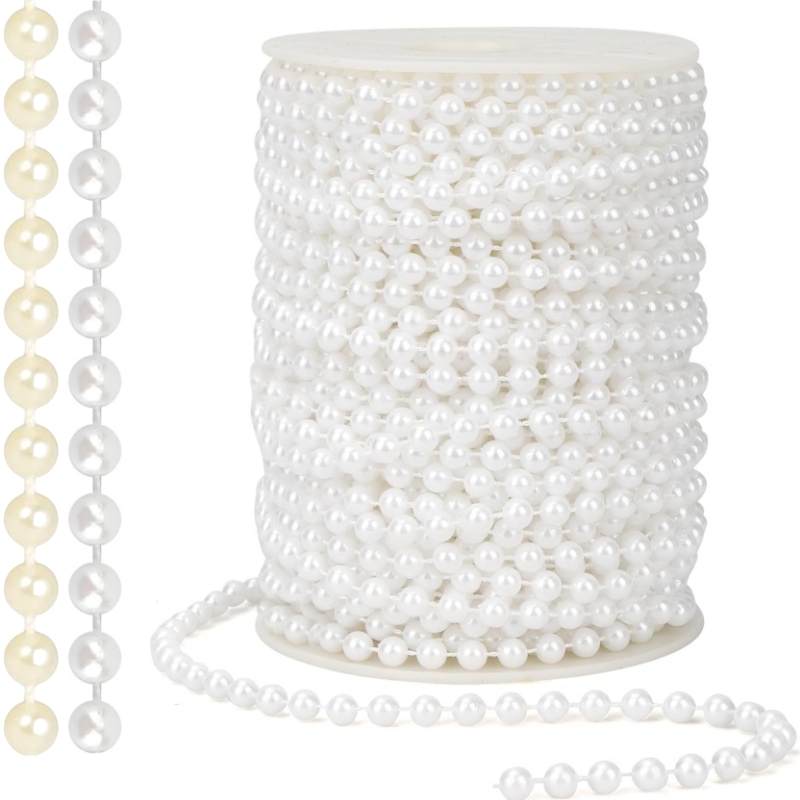 Wedding Decoration Supply - 2/5m ABS 모조 진주 구슬 체인