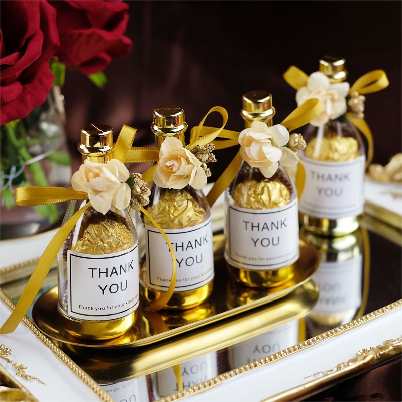 20/30Pcs 투명 플라스틱 병 선물 상자 웨딩 사탕 - Wedding Supply Wholesale 리뷰 및 가격