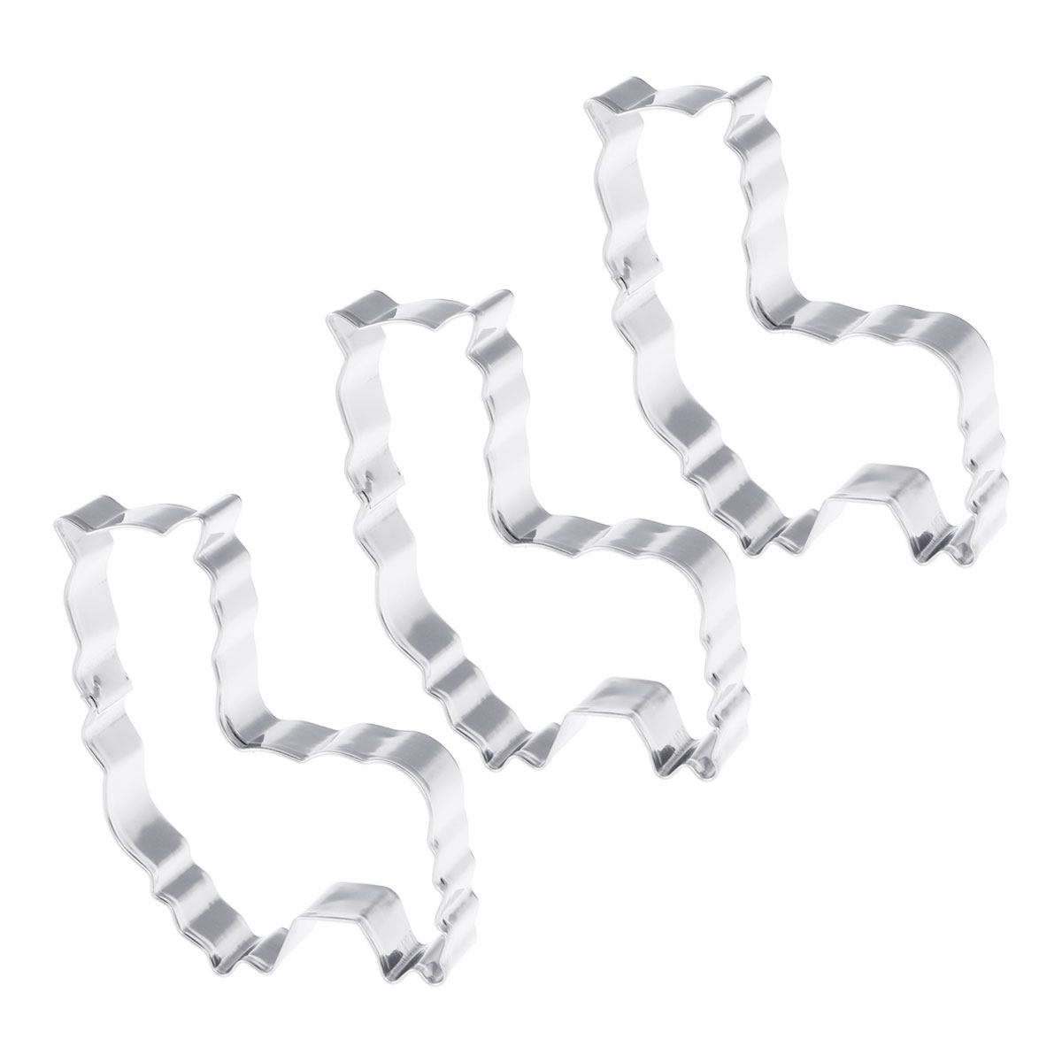 알파카 모양의 스테인리스 스틸 쿠키 커터 3개 세트,  - Wedding Supply Decor 리뷰 및 가격