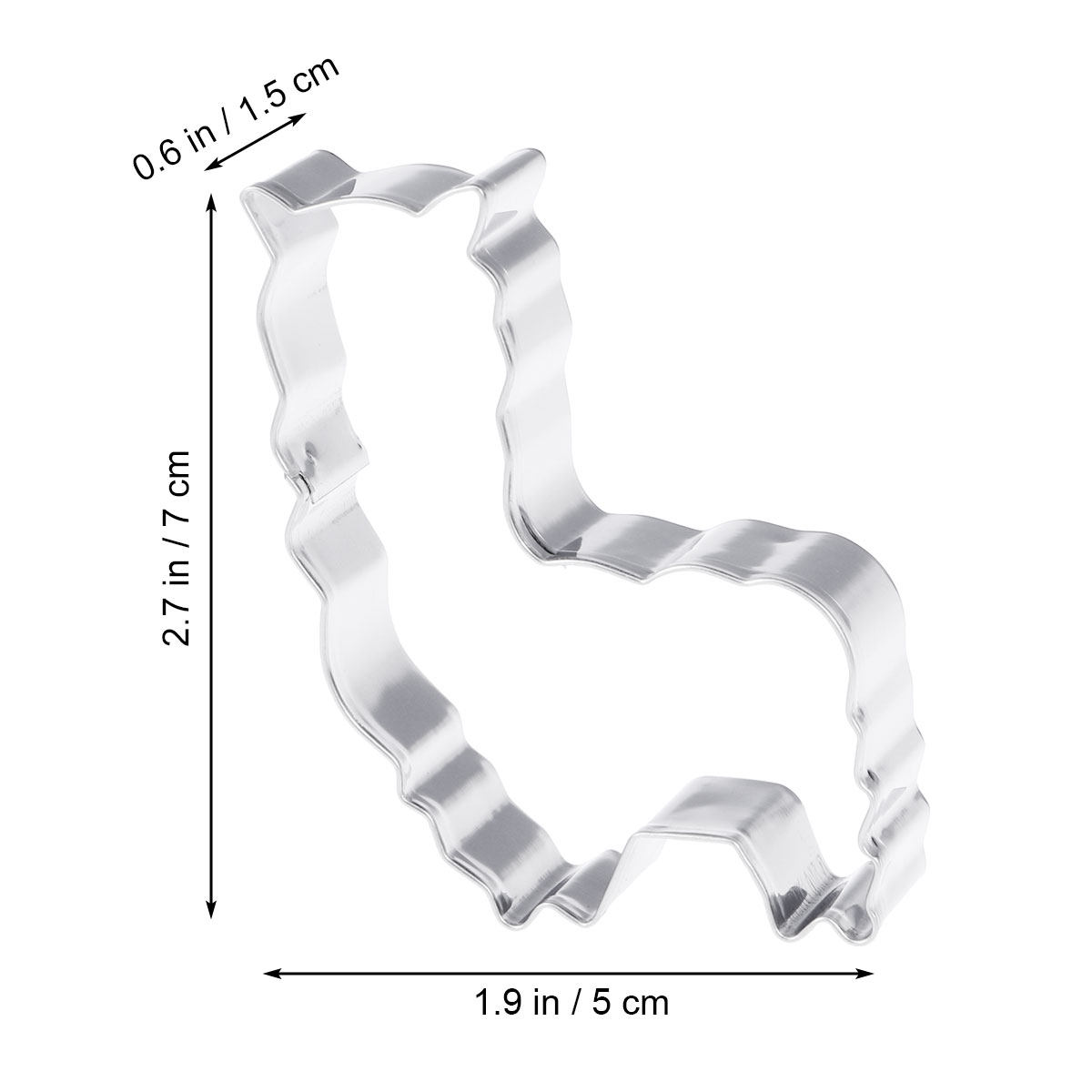 알파카 모양의 스테인리스 스틸 쿠키 커터 3개 세트,  - Wedding Supply Decor 리뷰 및 가격