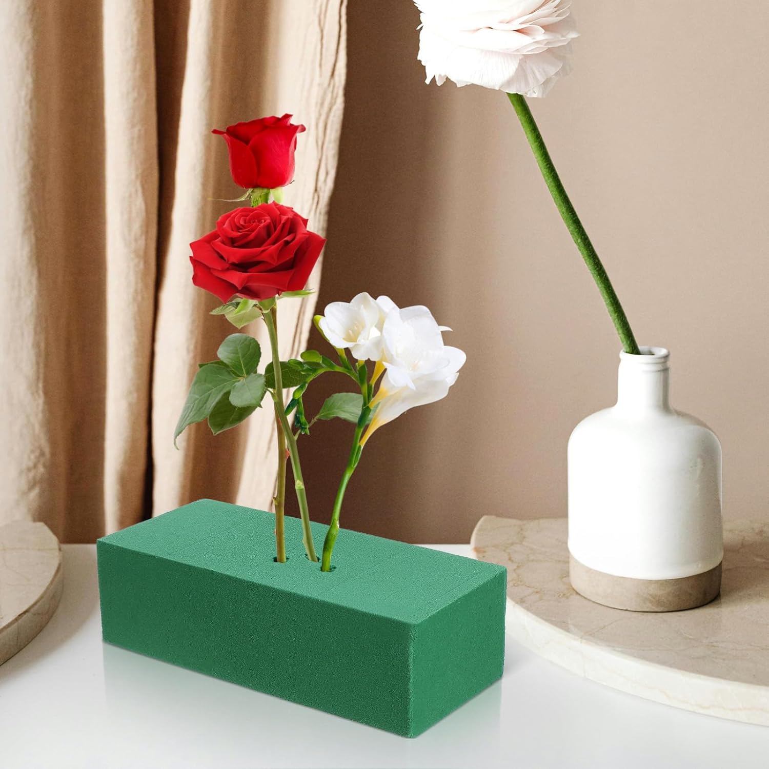 꽃꽂이용 스펀지 블록, 생화용, 건조 및 습윤 상태 모 - Wedding Supply Decor 리뷰 및 가격