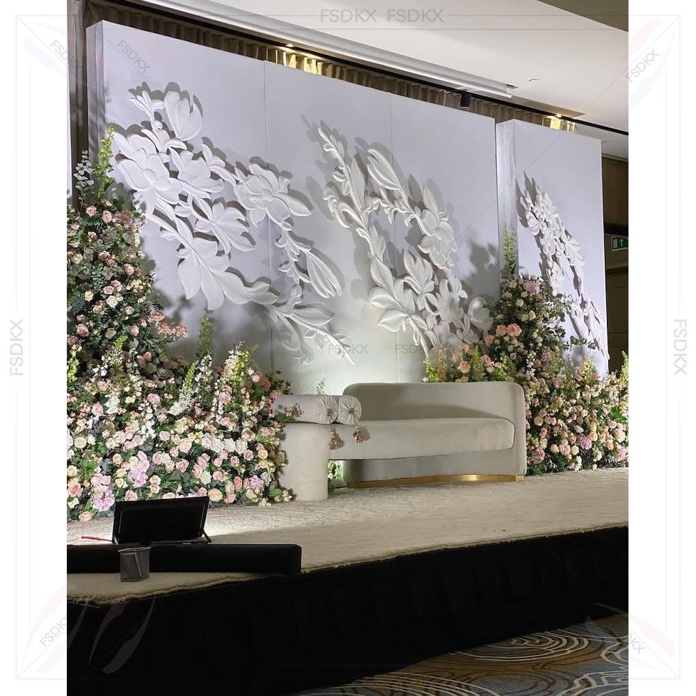 웨딩 공급업체 화이트 아치 배경 3D 인조 꽃 배경 아 - Supplier Wedding 리뷰 및 가격