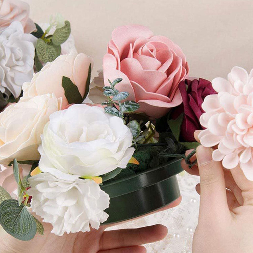 2Pcs 라운드 꽃 진흙 꽃꽂이 용품 꽃 장식 그릇 웨 - Wedding Supply Decor 리뷰 및 가격